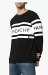 sweatshirt givenchy femmes hommes black white stripe